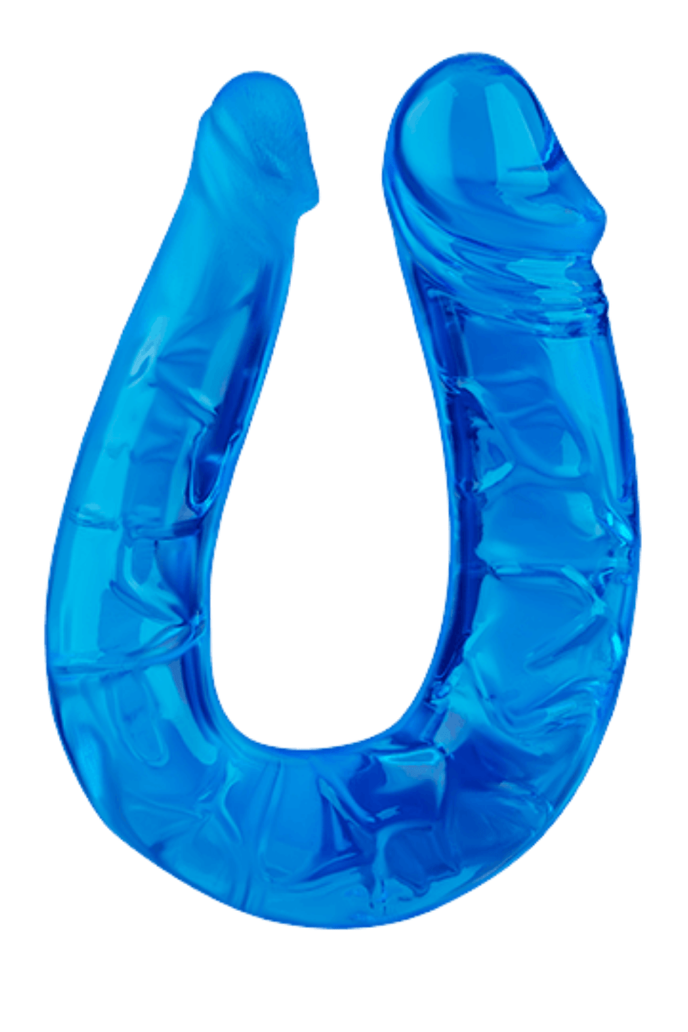 Double Dong Flexible Bleu Pocket Pleasure 1 dosette de lubrifiant – Image 2