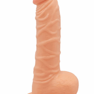 Gode Réaliste Ventouse avec Testicules 1 dosette de lubrifiant — Pocket Pleasure