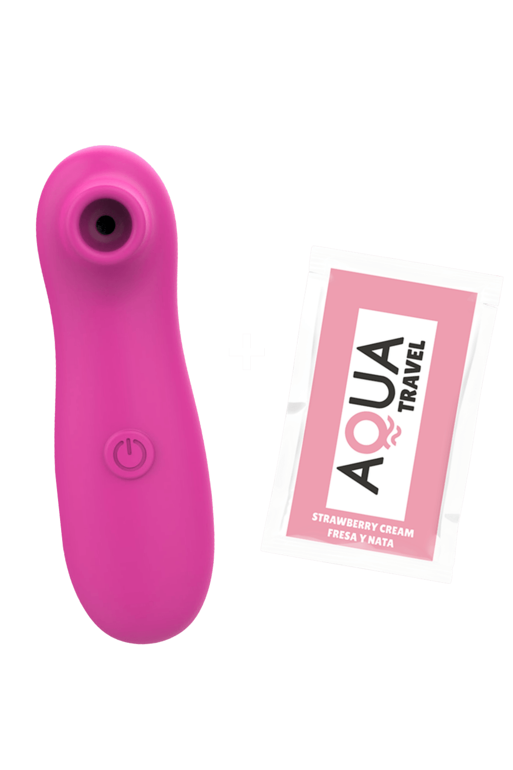 Stimulateur Clitoridien Vibrant Sans Contact Rose 1 dosette de lubrifiant — Pocket Pleasure – Image 4