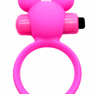 Anneau Vibrant Ourson Rose 1 dosette de lubrifiant — Pocket Pleasure