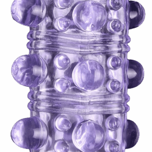 Gaine Pénienne Picots Violette 1 dosette lubrifiant — Pocket Pleasure