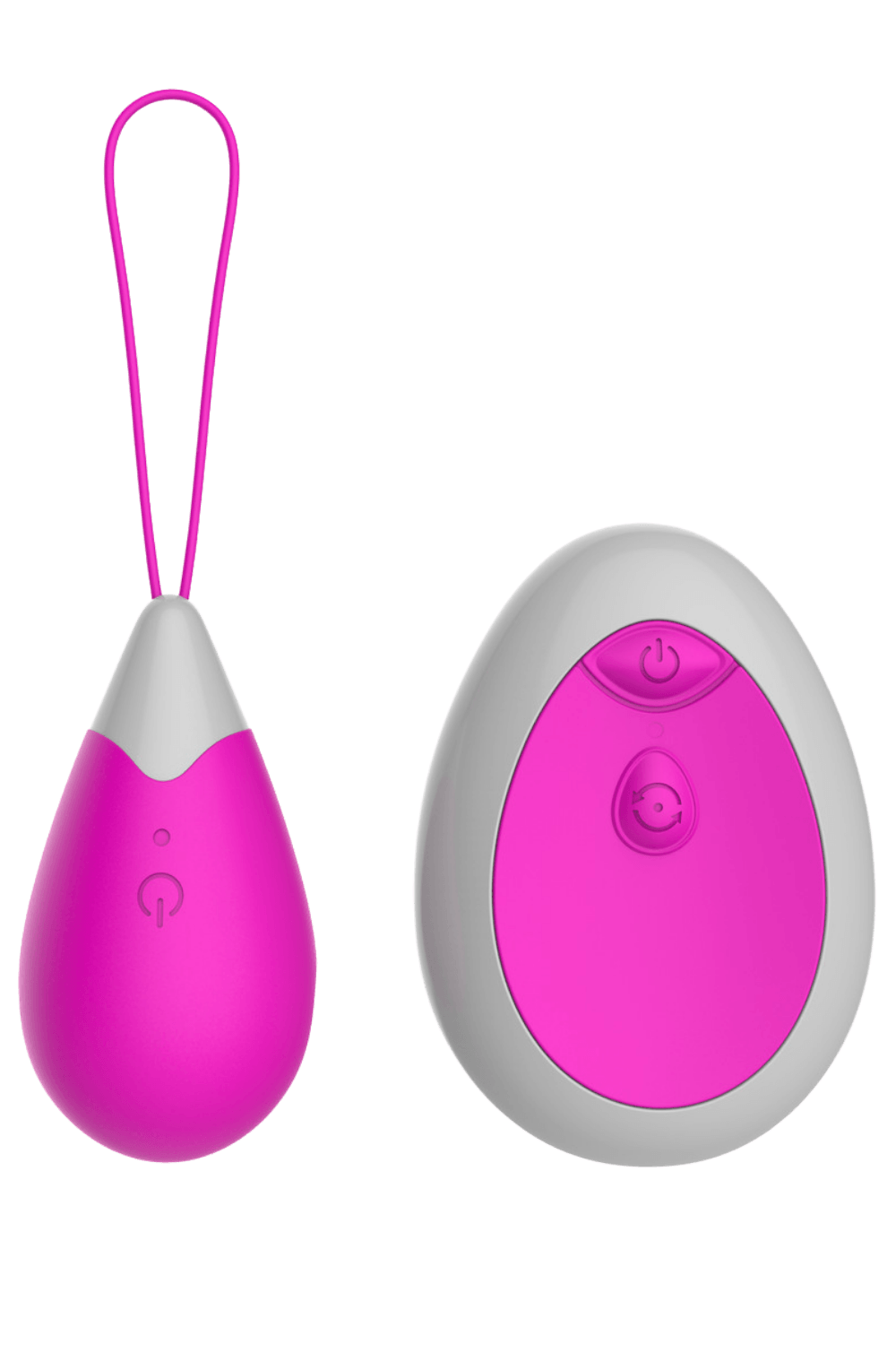 Œuf Vibrant Télécommandé 10 Modes Fuchsia 1 dosette de lubrifiant — Pocket Pleasure