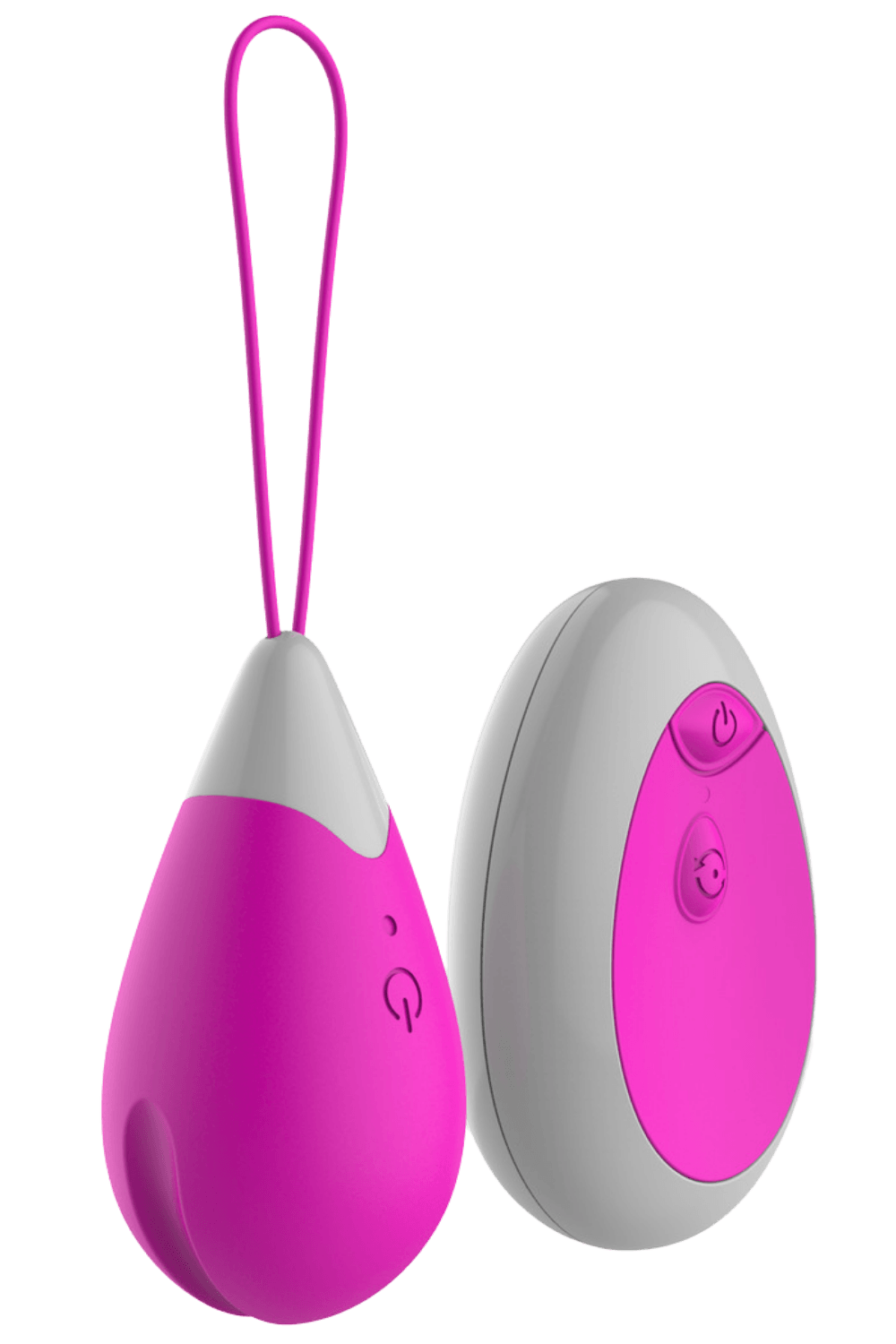Œuf Vibrant Télécommandé 10 Modes Fuchsia 1 dosette de lubrifiant — Pocket Pleasure