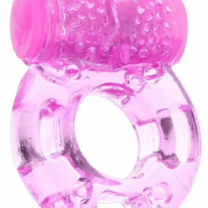Anneau Pénien Vibrant Jelly Rose 1 dosette de lubrifiant — Pocket Pleasure