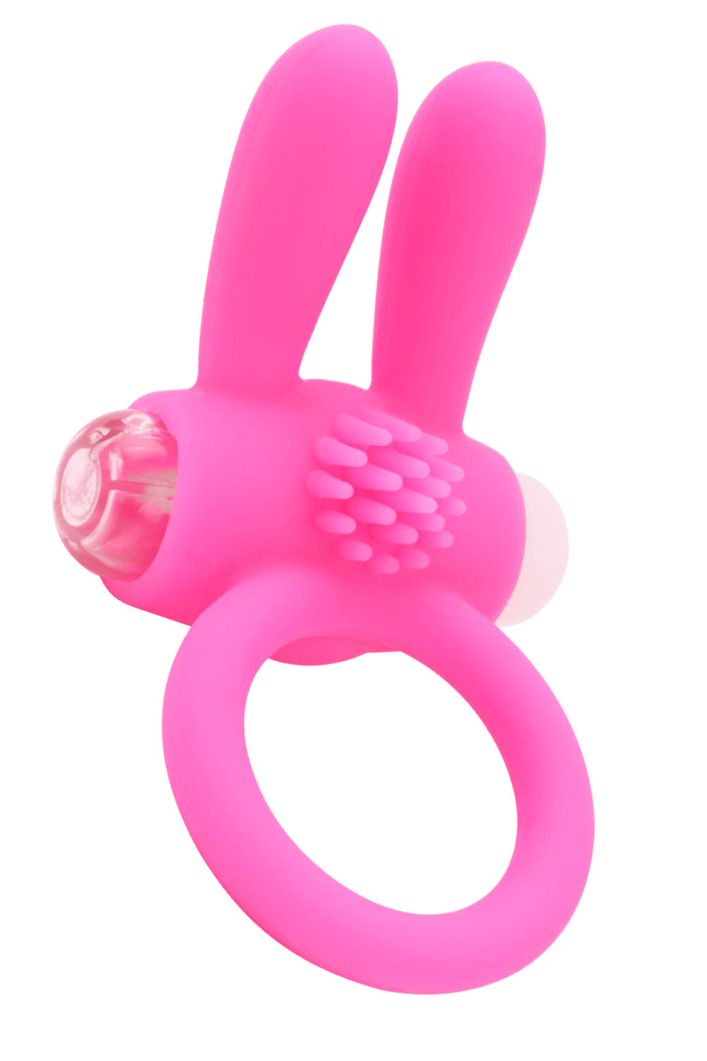 Anneau Vibrant Rabbit Rose Silicone 1 dosette de lubrifiant — Pocket Pleasure