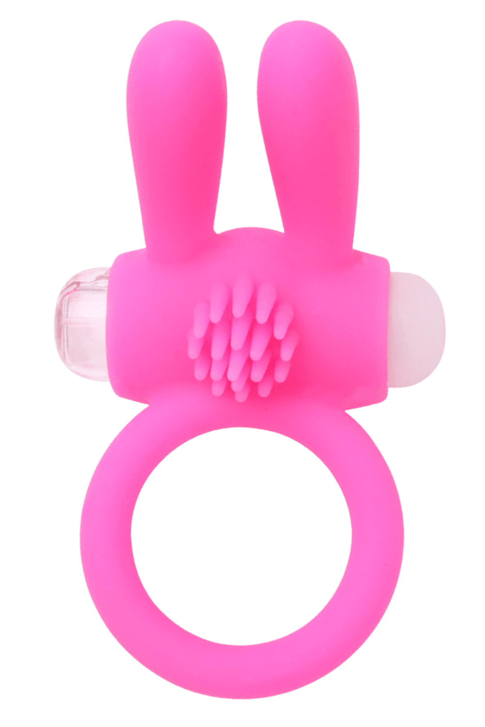 Anneau Vibrant Rabbit Rose Silicone 1 dosette de lubrifiant — Pocket Pleasure
