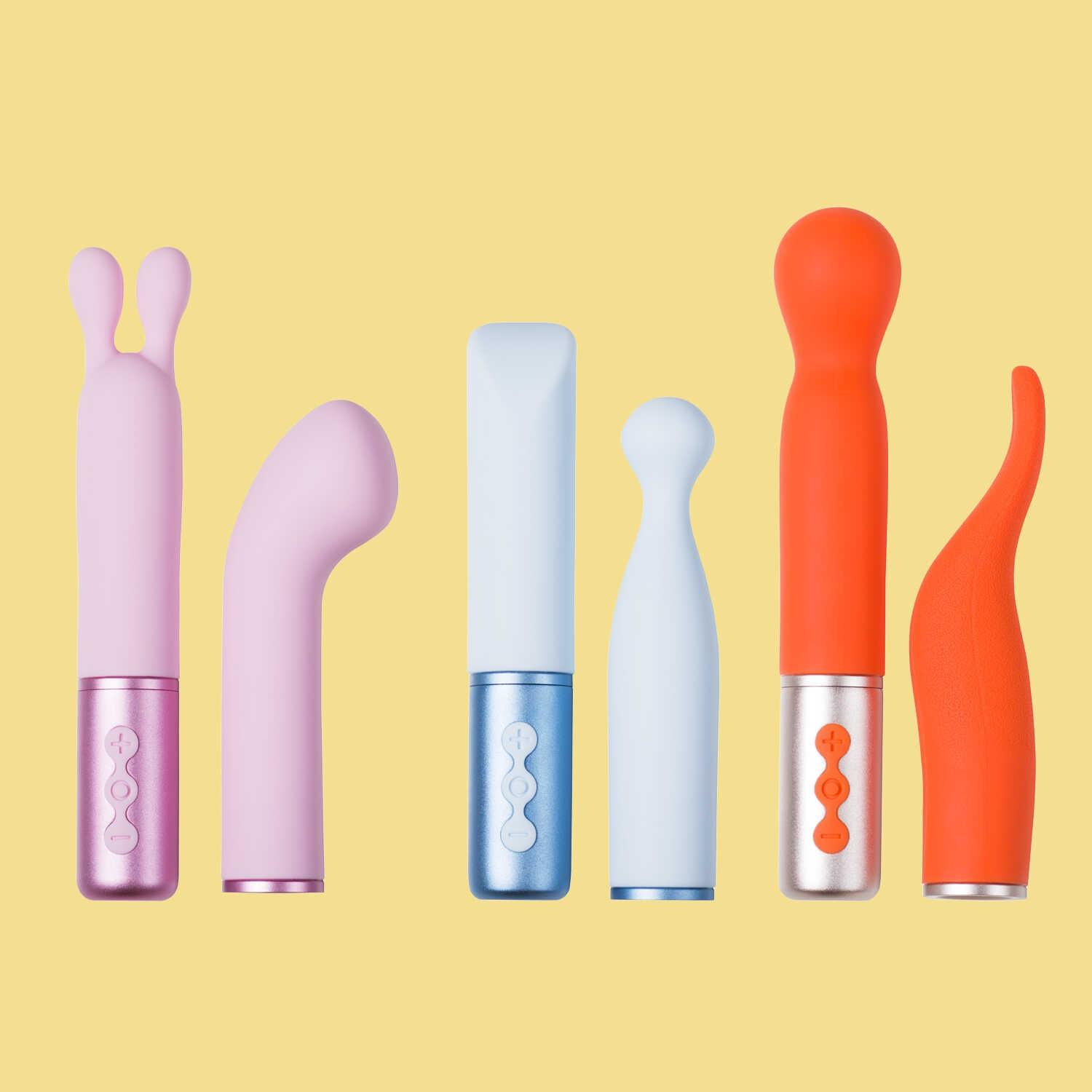 Partschinite - The naughty collection - Vibromasseur à tête interchangeable Orange – Image 7