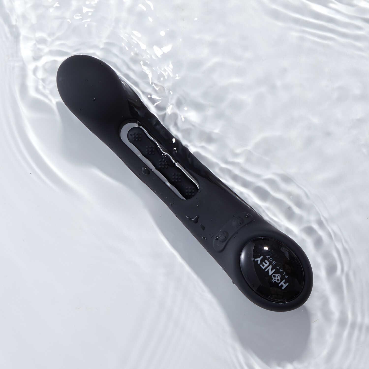 Tempo vibromasseur G-spot avec capteurs de pression et application Noir – Image 9