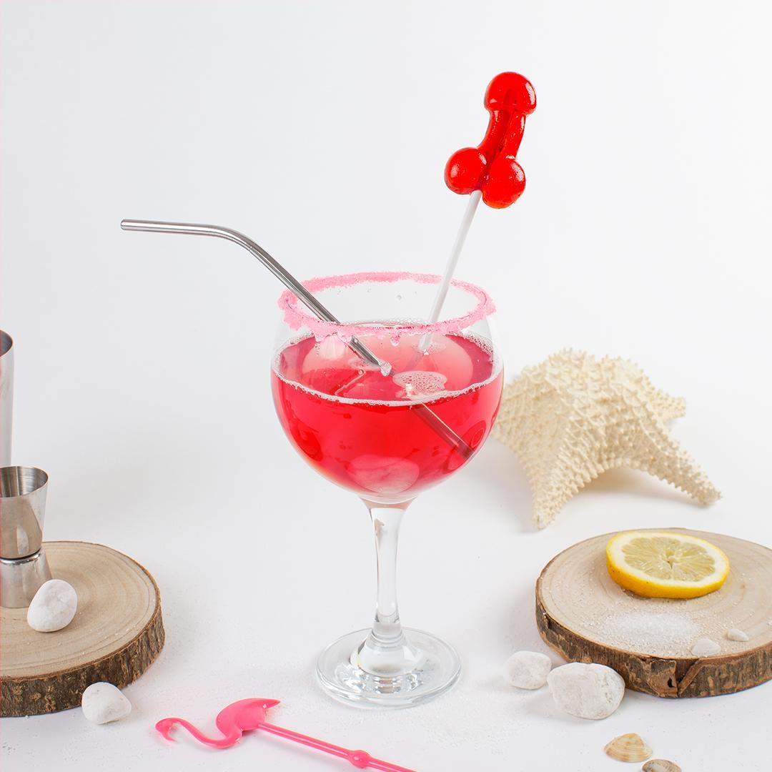 SUCETTE PÉNIS DAIQUIRI FRAISE AVEC ALCOOL – Image 4