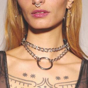 Collier étrangleur Silver