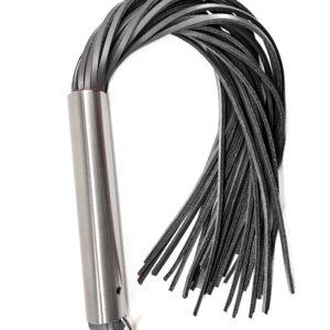 Martinet homme manche métal lanières en cuir SOUPLE