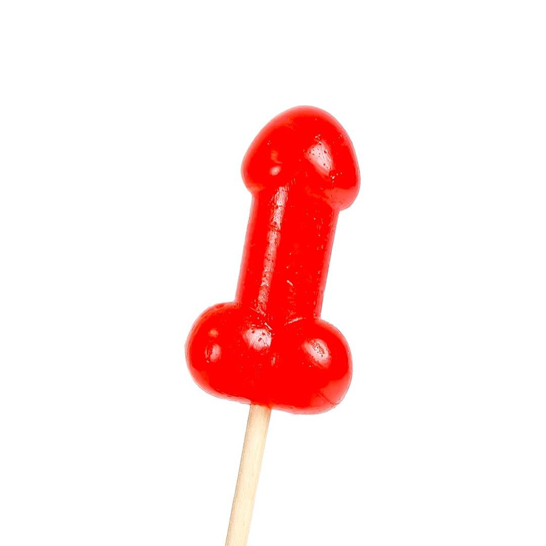 Sucette candy pénis à la cerise avec effet de la chaleur épicé – Image 2