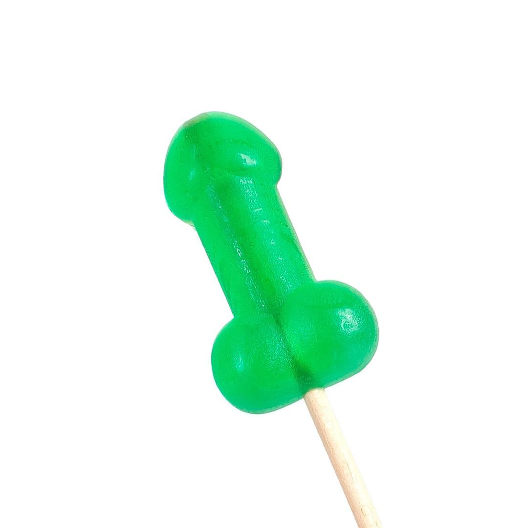 Sucette candy pénis à la menthe avec effet froid – Image 2