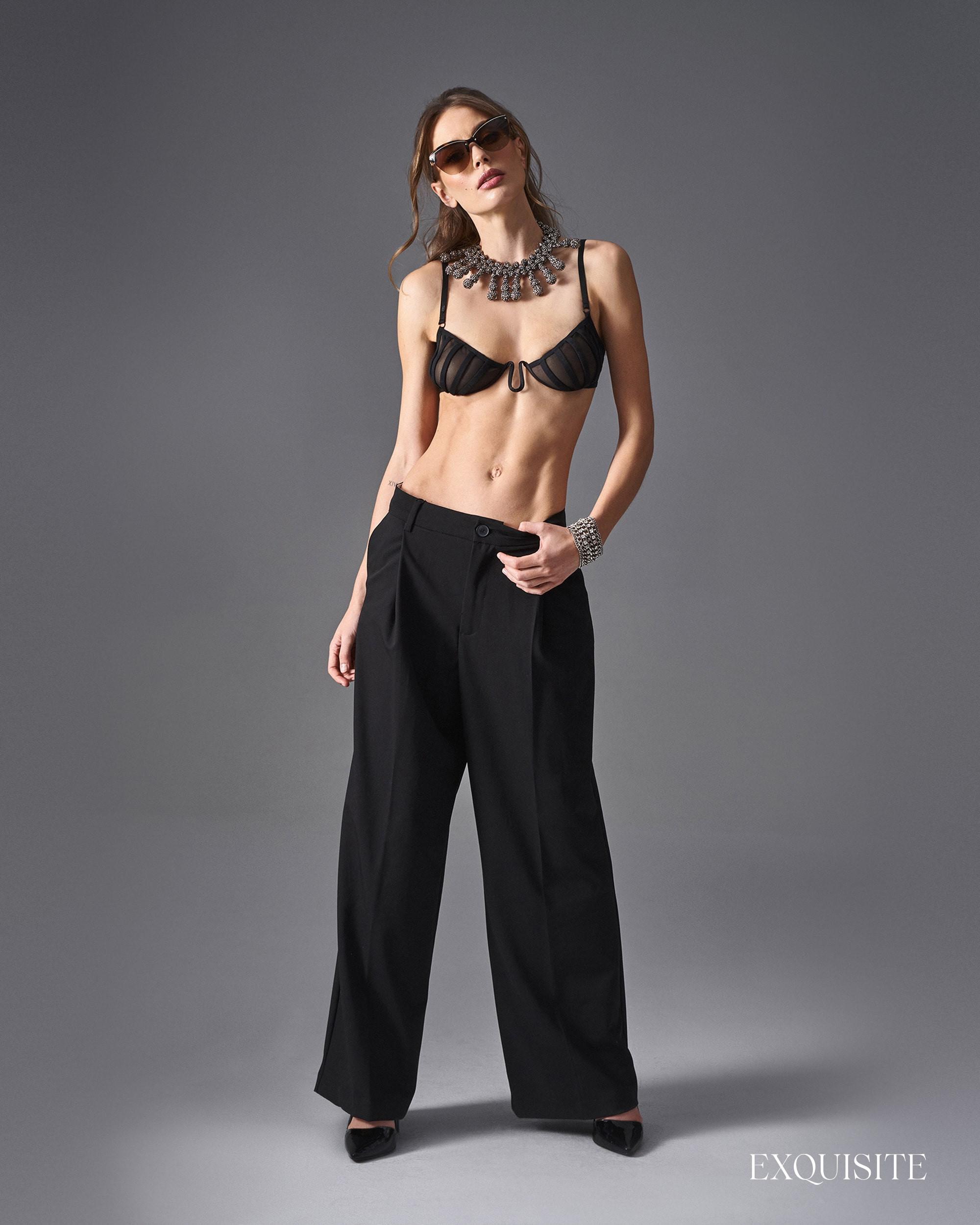 Aurorium demi-soutien-gorge noir – Image 6