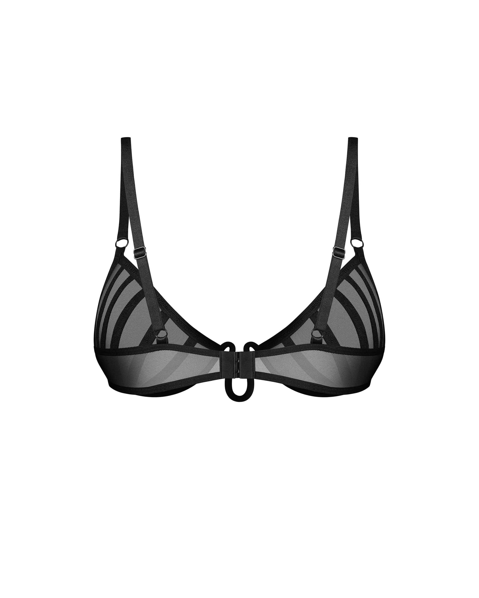Aurorium demi-soutien-gorge noir – Image 3