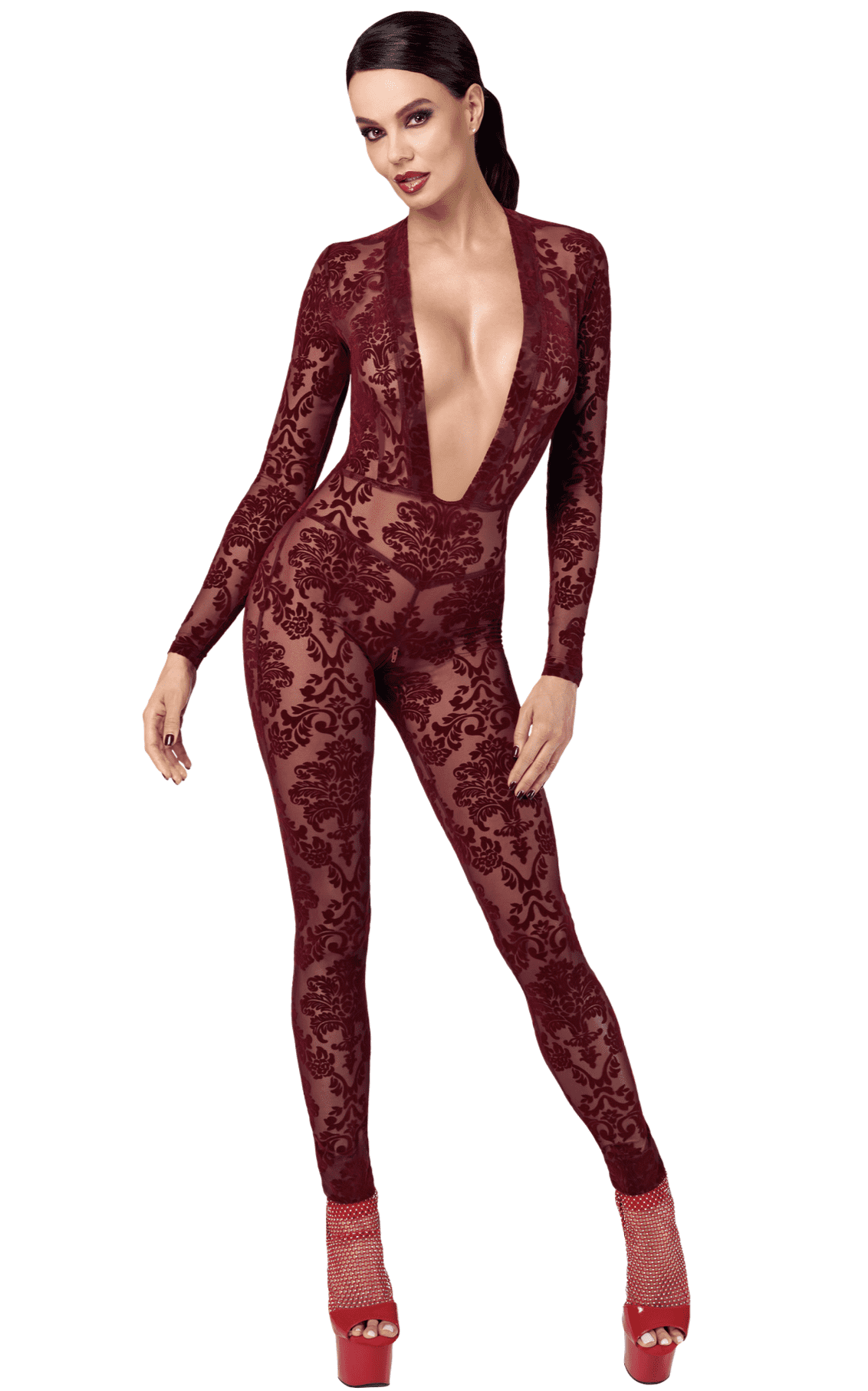 F382 Kink Royal Catsuit – Image 2