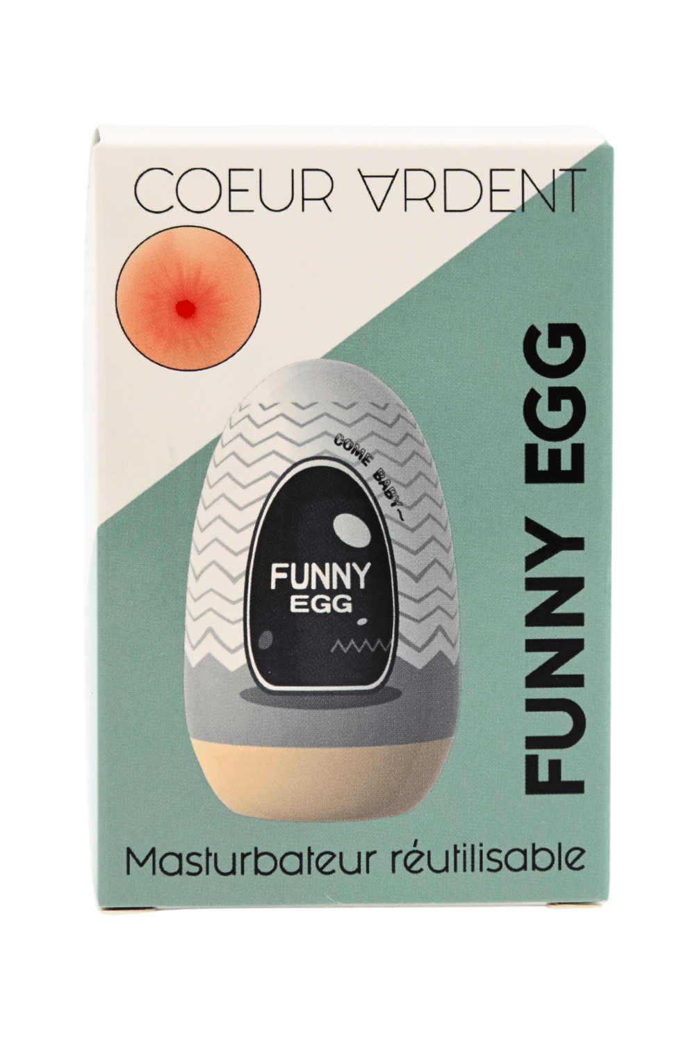 Gaine Masturbatrice Réutilisable FUNNY EGG – Design Réaliste Anus – Image 6