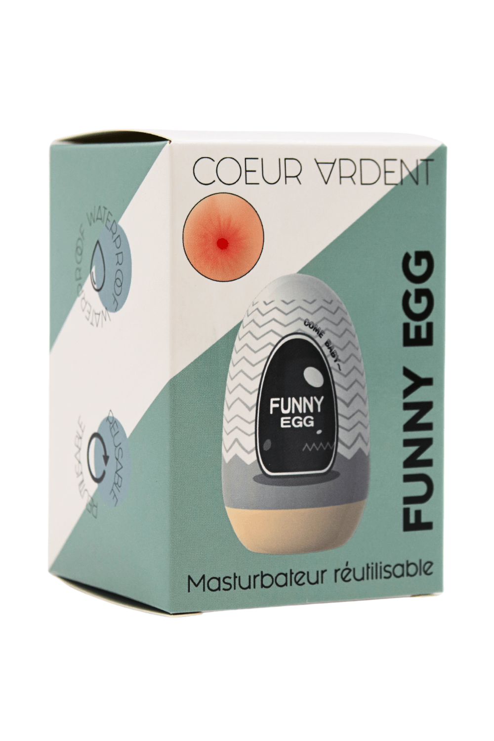 Gaine Masturbatrice Réutilisable FUNNY EGG – Design Réaliste Anus – Image 7