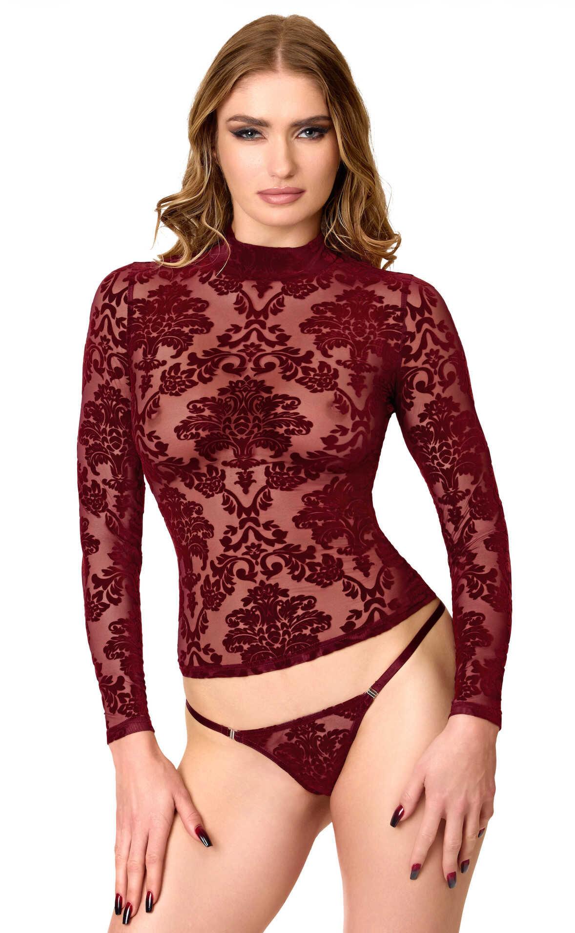 F425 Masquerade top manches longues