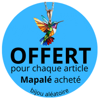 Un bijou colibri ou goodies offert par article Mapalé acheté